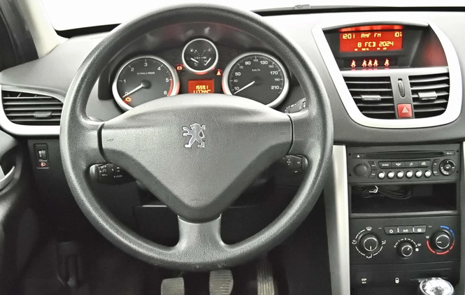 Peugeot 207 cena 17500 przebieg: 117744, rok produkcji 2011 z Poznań małe 352